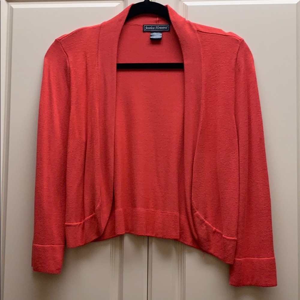 Jessica Howard Coral Shrug